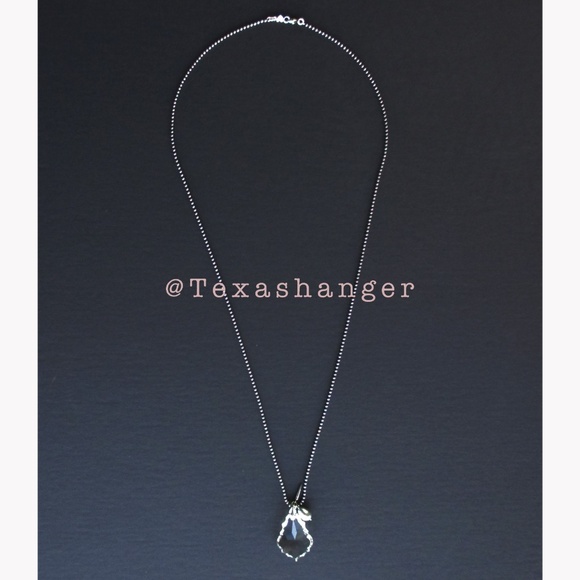 NEW Chan Luu Signed 32" Sterling Silver Crystal Pearl Pendant - Picture 1 of 14